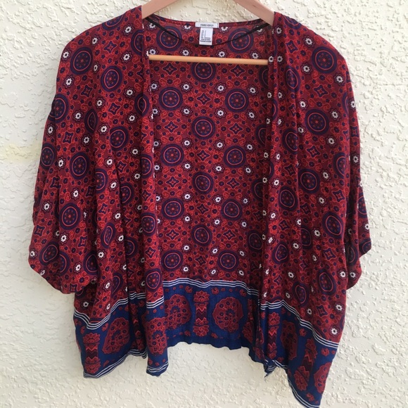 Forever 21 Tops - Multi-color Kimono